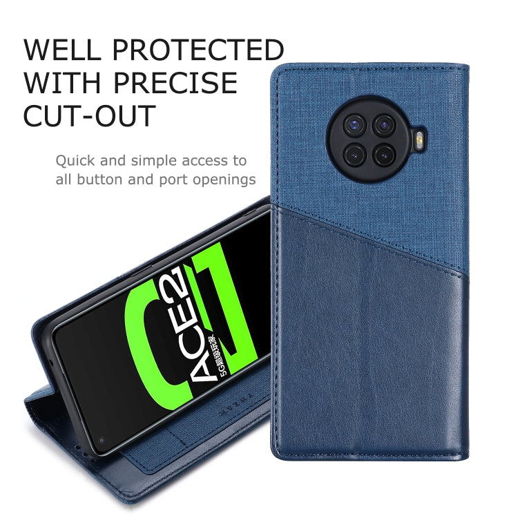 For OPPO Ace2 MUXMA MX109 Horizontal Flip Leather Case with Holder & Card Slot & Wallet