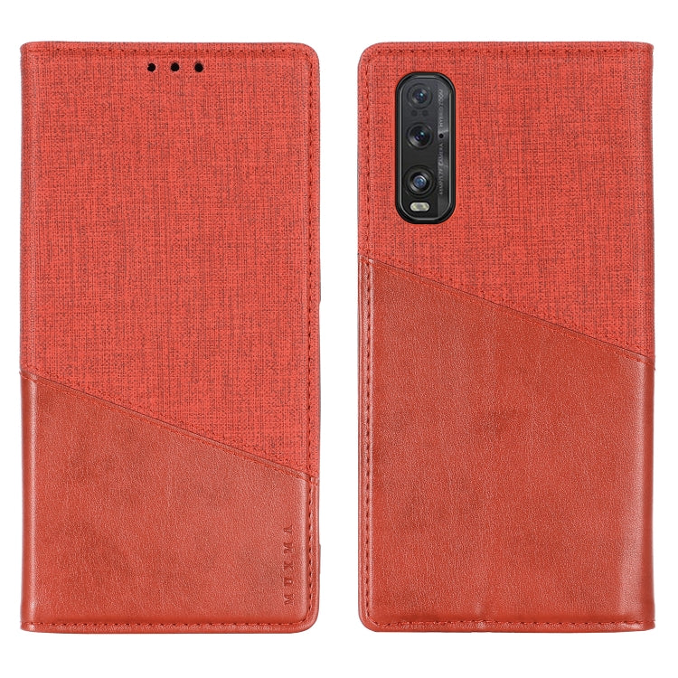 For OPPO Find X2 MUXMA MX109 Horizontal Flip Leather Case with Holder & Card Slot & Wallet