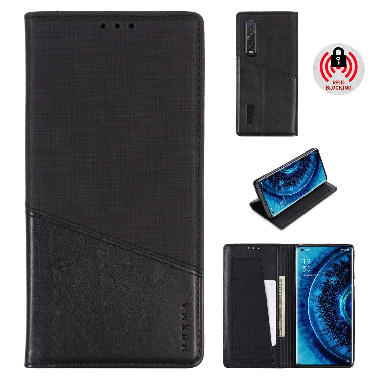For OPPO Find X2 Pro MUXMA MX109 Horizontal Flip Leather Case with Holder & Card Slot & Wallet