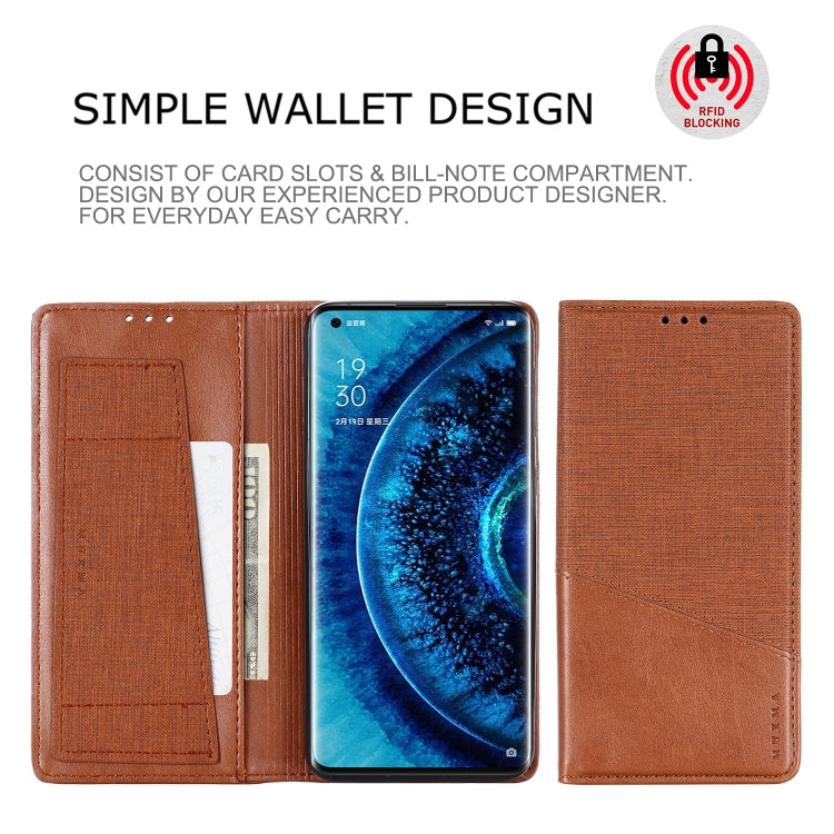 For OPPO Find X2 Pro MUXMA MX109 Horizontal Flip Leather Case with Holder & Card Slot & Wallet