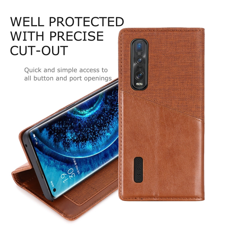 For OPPO Find X2 Pro MUXMA MX109 Horizontal Flip Leather Case with Holder & Card Slot & Wallet