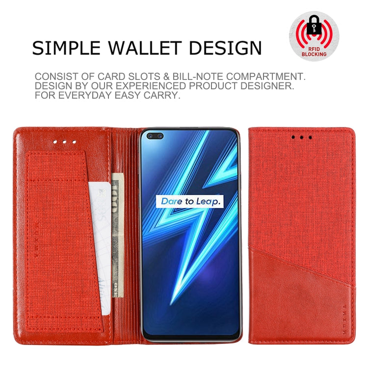 For OPPO Realme 6 Pro MUXMA MX109 Horizontal Flip Leather Case with Holder & Card Slot & Wallet