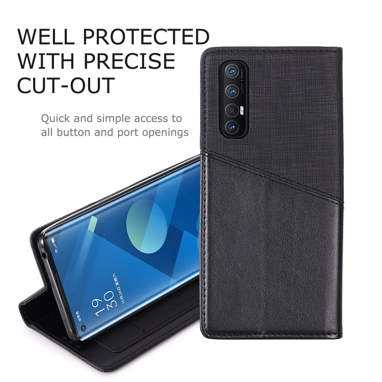 For OPPO Reno 3 Pro MUXMA MX109 Horizontal Flip Leather Case with Holder & Card Slot & Wallet
