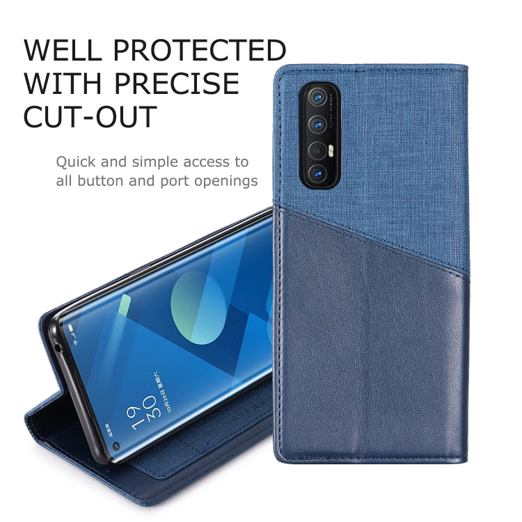 For OPPO Reno 3 Pro MUXMA MX109 Horizontal Flip Leather Case with Holder & Card Slot & Wallet