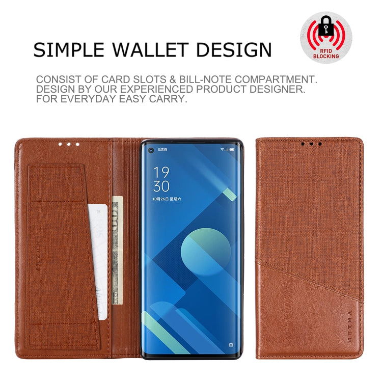 For OPPO Reno 3 Pro MUXMA MX109 Horizontal Flip Leather Case with Holder & Card Slot & Wallet