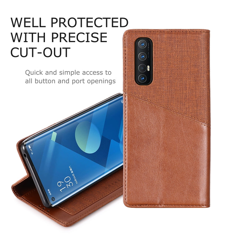 For OPPO Reno 3 Pro MUXMA MX109 Horizontal Flip Leather Case with Holder & Card Slot & Wallet