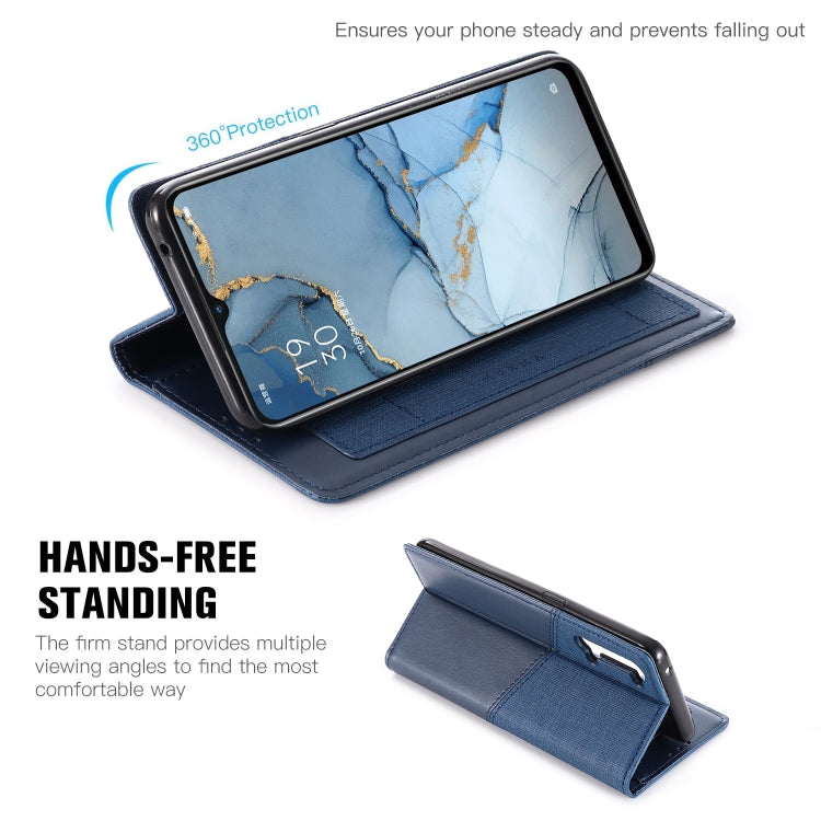 For OPPO Reno3 MUXMA MX109 Horizontal Flip Leather Case with Holder & Card Slot & Wallet