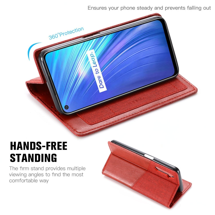 For OPPO Realme 6 MUXMA MX109 Horizontal Flip Leather Case with Holder & Card Slot & Wallet