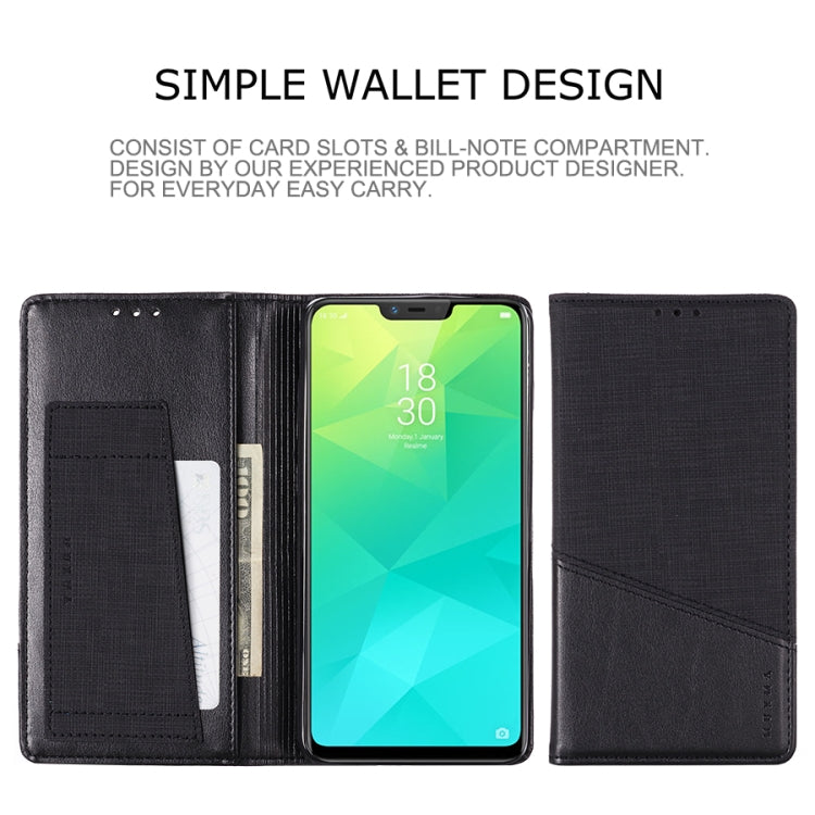 For OPPO Realme 2 MUXMA MX109 Horizontal Flip Leather Case with Holder & Card Slot & Wallet