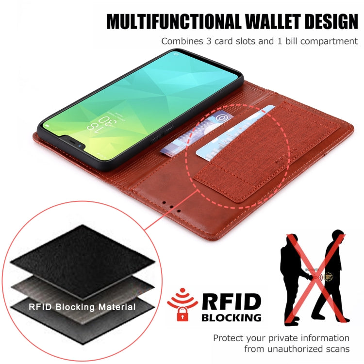 For OPPO Realme 2 MUXMA MX109 Horizontal Flip Leather Case with Holder & Card Slot & Wallet