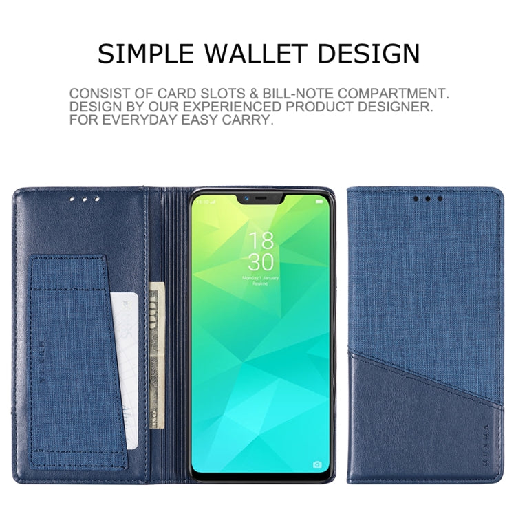 For OPPO Realme 2 MUXMA MX109 Horizontal Flip Leather Case with Holder & Card Slot & Wallet
