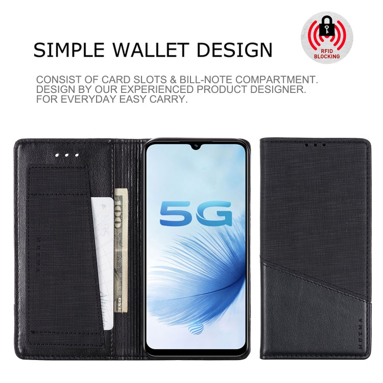 For Vivo S6 MUXMA MX109 Horizontal Flip Leather Case with Holder & Card Slot & Wallet