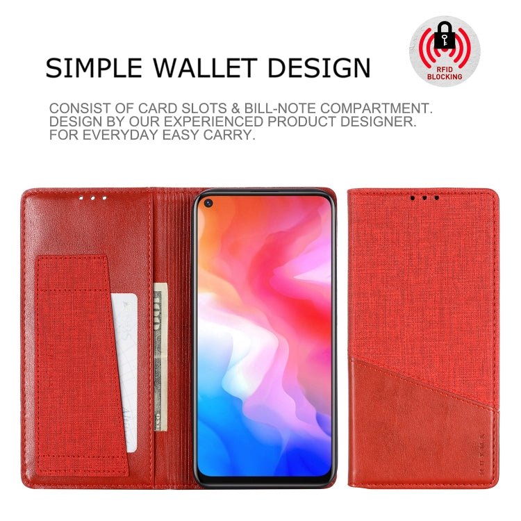 For Vivo Y50 MUXMA MX109 Horizontal Flip Leather Case with Holder & Card Slot & Wallet