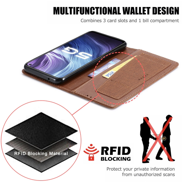 For Vivo Z6 MUXMA MX109 Horizontal Flip Leather Case with Holder & Card Slot & Wallet
