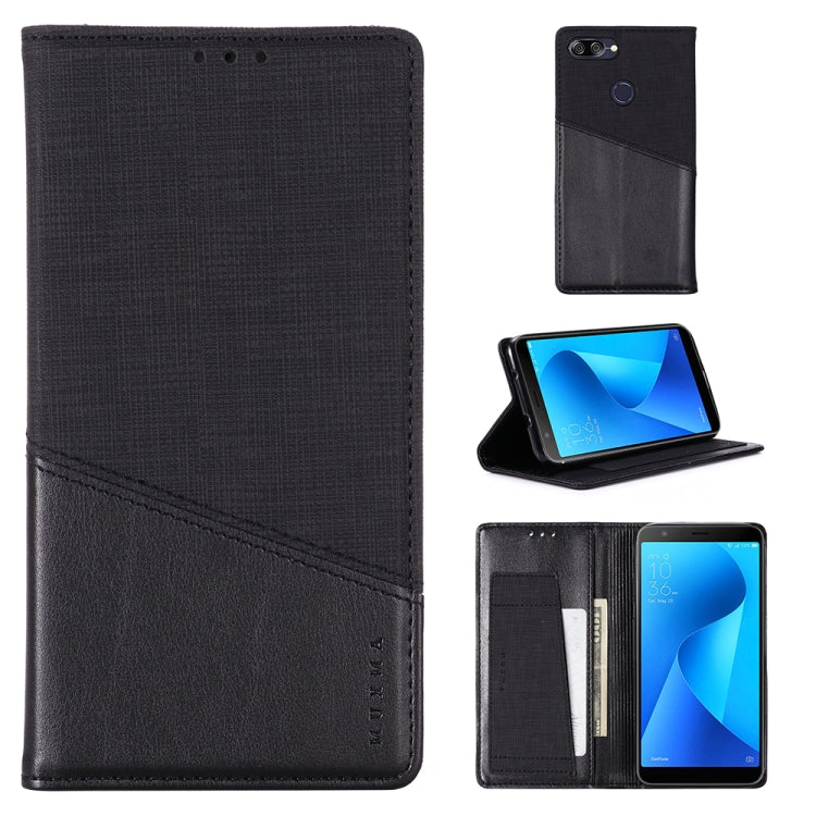 For Asus Zenfone Max Plus (M1) ZB570TL MUXMA MX109 Horizontal Flip Leather Case with Holder & Card Slot & Wallet