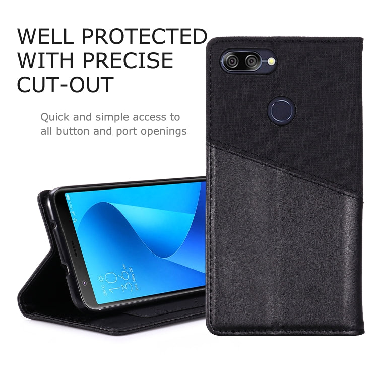 For Asus Zenfone Max Plus (M1) ZB570TL MUXMA MX109 Horizontal Flip Leather Case with Holder & Card Slot & Wallet