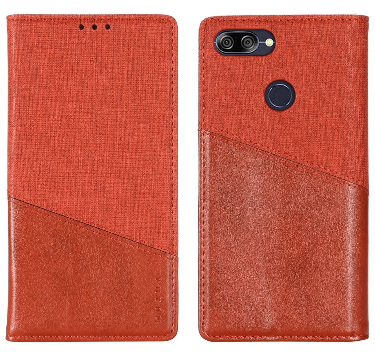 For Asus Zenfone Max Plus (M1) ZB570TL MUXMA MX109 Horizontal Flip Leather Case with Holder & Card Slot & Wallet