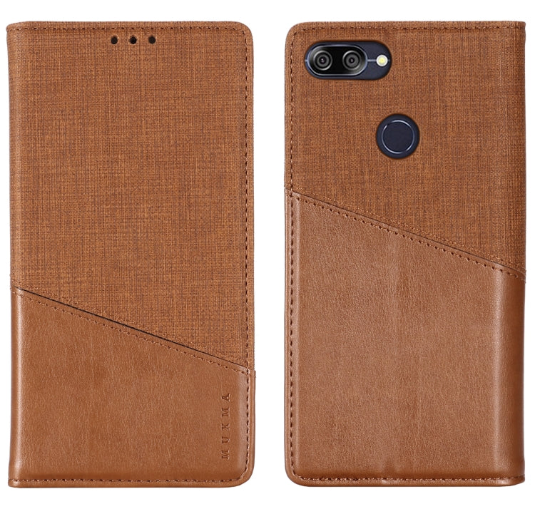 For Asus Zenfone Max Plus (M1) ZB570TL MUXMA MX109 Horizontal Flip Leather Case with Holder & Card Slot & Wallet