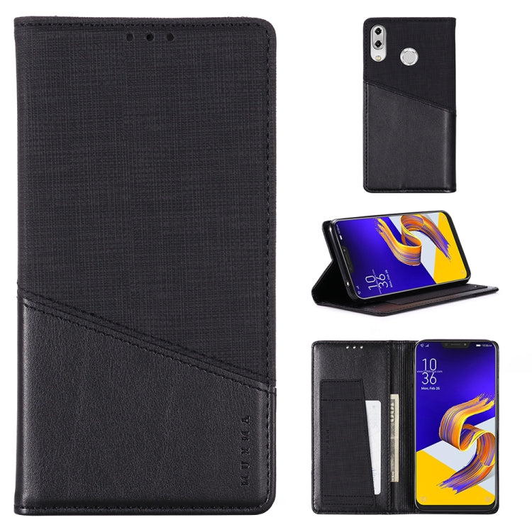 For Asus Zenfone 5z ZS620KL MUXMA MX109 Horizontal Flip Leather Case with Holder & Card Slot & Wallet