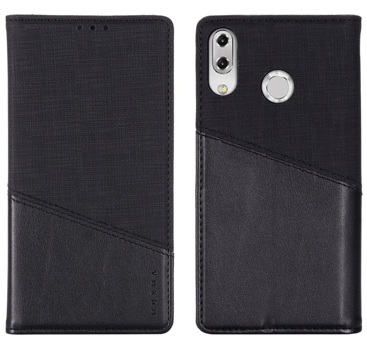 For Asus Zenfone 5z ZS620KL MUXMA MX109 Horizontal Flip Leather Case with Holder & Card Slot & Wallet