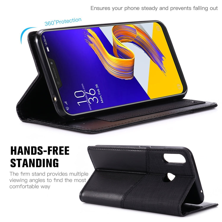 For Asus Zenfone 5z ZS620KL MUXMA MX109 Horizontal Flip Leather Case with Holder & Card Slot & Wallet