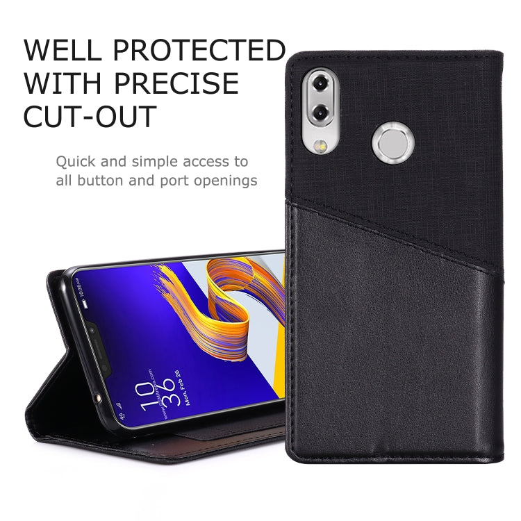 For Asus Zenfone 5z ZS620KL MUXMA MX109 Horizontal Flip Leather Case with Holder & Card Slot & Wallet