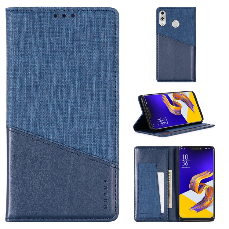 For Asus Zenfone 5z ZS620KL MUXMA MX109 Horizontal Flip Leather Case with Holder & Card Slot & Wallet