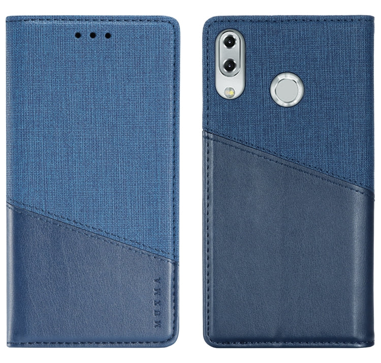 For Asus Zenfone 5z ZS620KL MUXMA MX109 Horizontal Flip Leather Case with Holder & Card Slot & Wallet