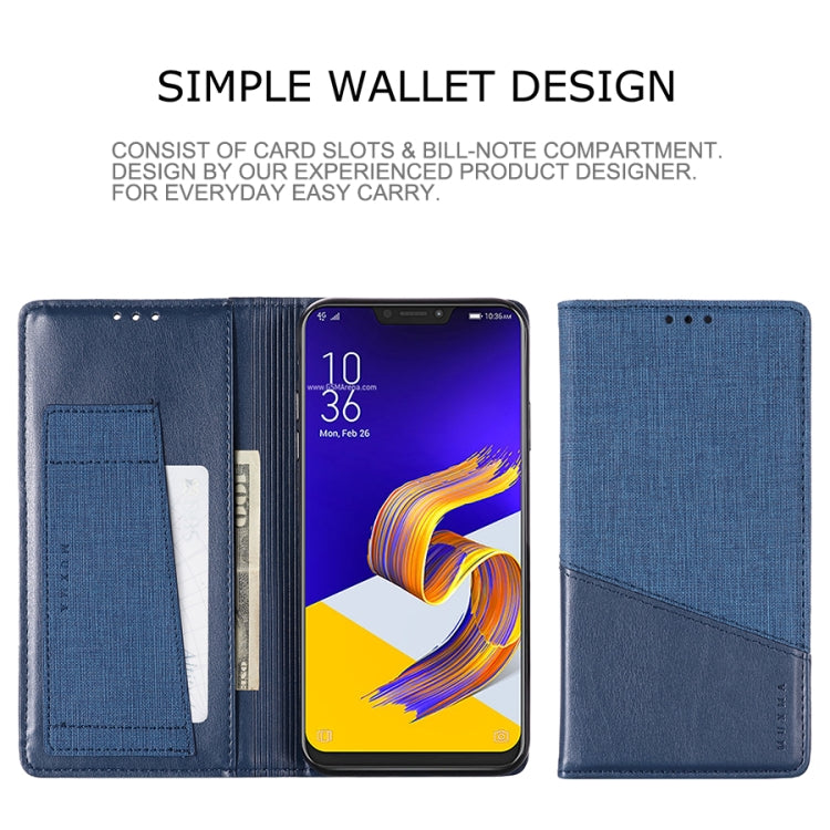 For Asus Zenfone 5z ZS620KL MUXMA MX109 Horizontal Flip Leather Case with Holder & Card Slot & Wallet