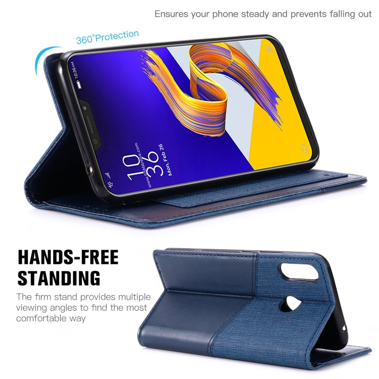 For Asus Zenfone 5z ZS620KL MUXMA MX109 Horizontal Flip Leather Case with Holder & Card Slot & Wallet