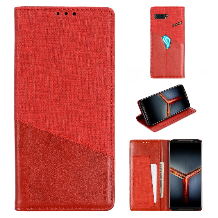 For Asus ROG Phone II ZS660KL MUXMA MX109 Horizontal Flip Leather Case with Holder & Card Slot & Wallet