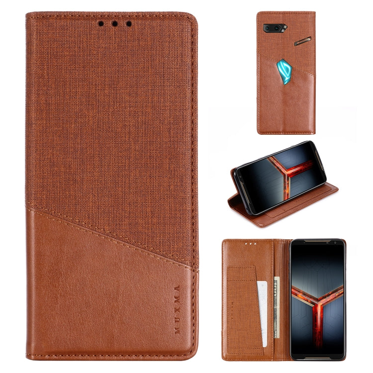 For Asus ROG Phone II ZS660KL MUXMA MX109 Horizontal Flip Leather Case with Holder & Card Slot & Wallet