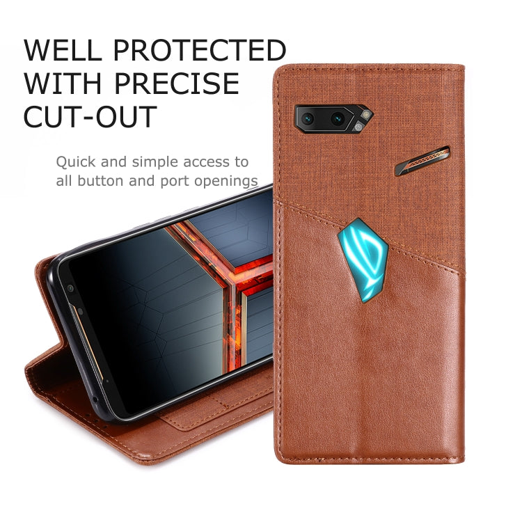 For Asus ROG Phone II ZS660KL MUXMA MX109 Horizontal Flip Leather Case with Holder & Card Slot & Wallet