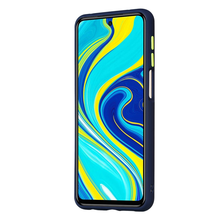 For Xiaomi Redmi Note 9S Skin Hand Feeling Series Shockproof Frosted PC+ TPU Protective Case