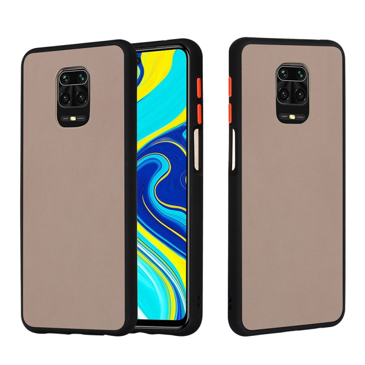 For Xiaomi Redmi Note 9S Skin Hand Feeling Series Shockproof Frosted PC+ TPU Protective Case