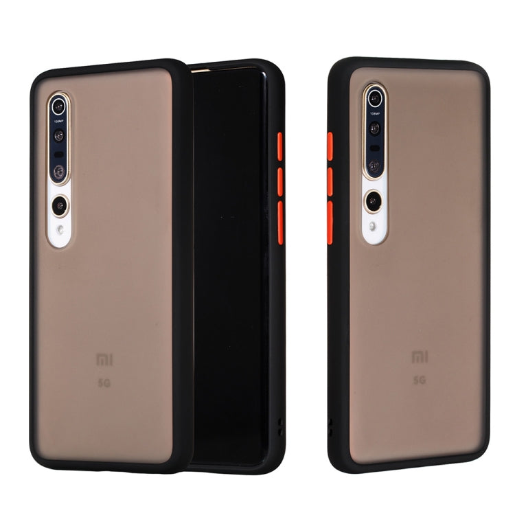 For Xiaomi Mi 10 Skin Hand Feeling Series Shockproof Frosted PC+ TPU Protective Case