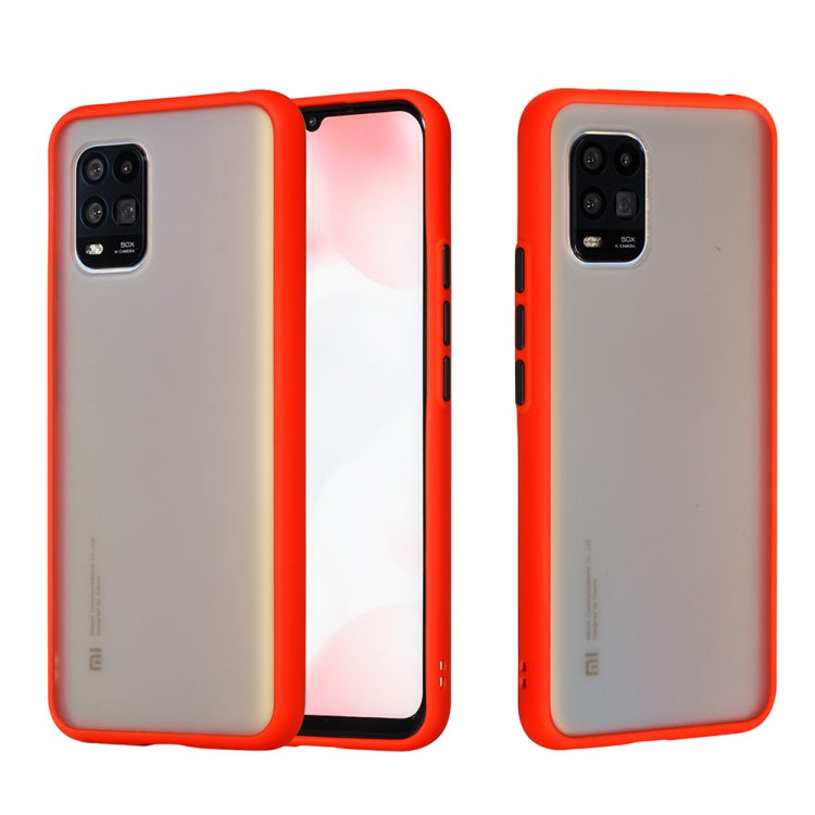For Xiaomi Mi 10 Lite Skin Hand Feeling Series Shockproof Frosted PC+ TPU Protective Case