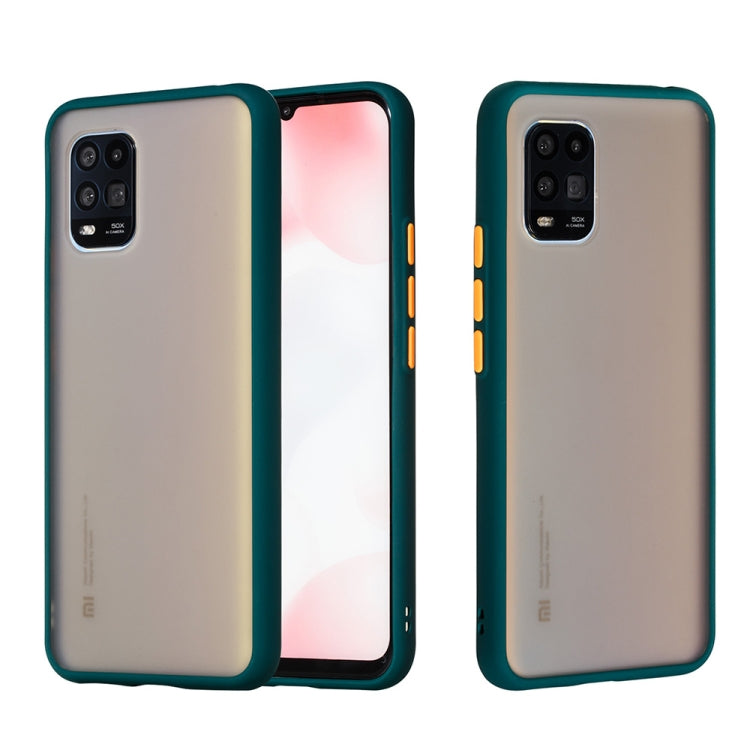 For Xiaomi Mi 10 Lite Skin Hand Feeling Series Shockproof Frosted PC+ TPU Protective Case