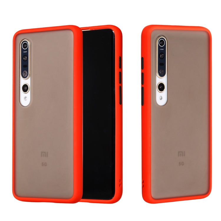For Xiaomi Mi 10 Pro Skin Hand Feeling Series Shockproof Frosted PC+ TPU Protective Case