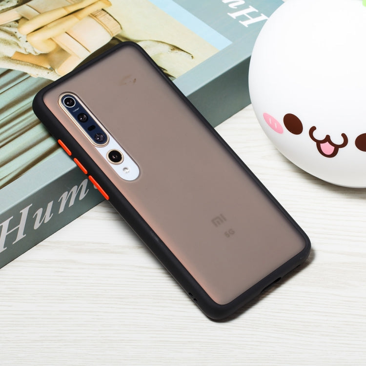 For Xiaomi Mi 10 Pro Skin Hand Feeling Series Shockproof Frosted PC+ TPU Protective Case