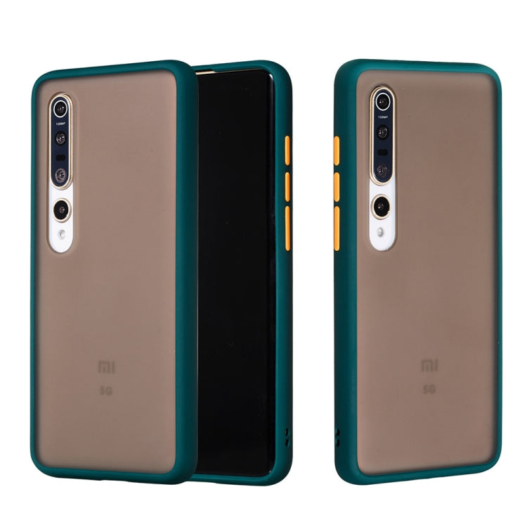 For Xiaomi Mi 10 Pro Skin Hand Feeling Series Shockproof Frosted PC+ TPU Protective Case