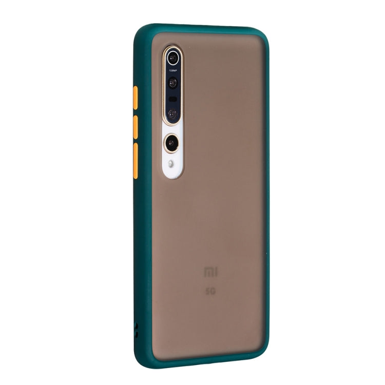 For Xiaomi Mi 10 Pro Skin Hand Feeling Series Shockproof Frosted PC+ TPU Protective Case