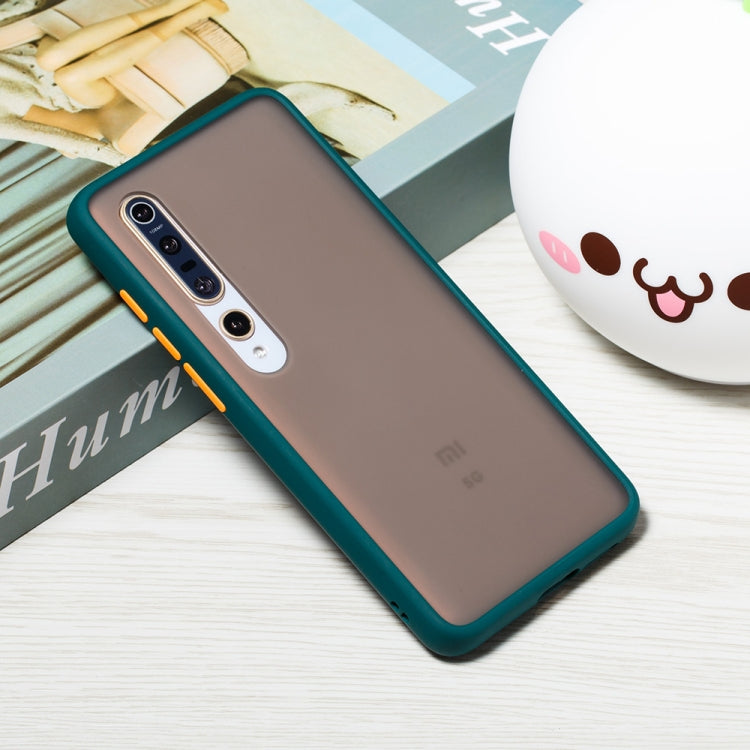 For Xiaomi Mi 10 Pro Skin Hand Feeling Series Shockproof Frosted PC+ TPU Protective Case