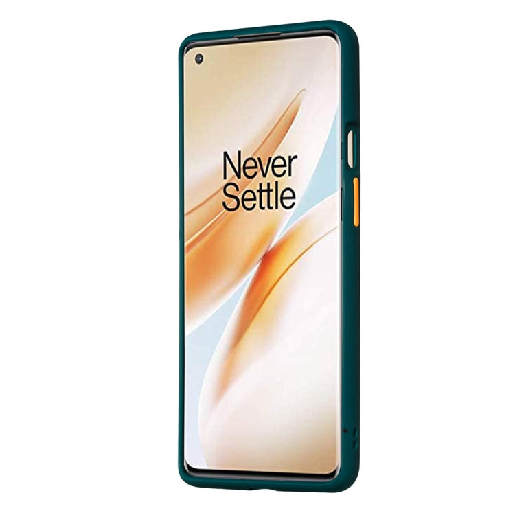 For OnePlus 8 Pro Skin Hand Feeling Series Anti-fall Frosted PC+ TPU Protective Case