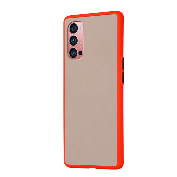 For OPPO Reno4 Pro 5G Skin Hand Feeling Series Anti-fall Frosted PC+ TPU Protective Case