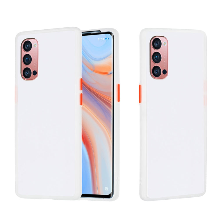 For OPPO Reno4 Pro 5G Skin Hand Feeling Series Anti-fall Frosted PC+ TPU Protective Case