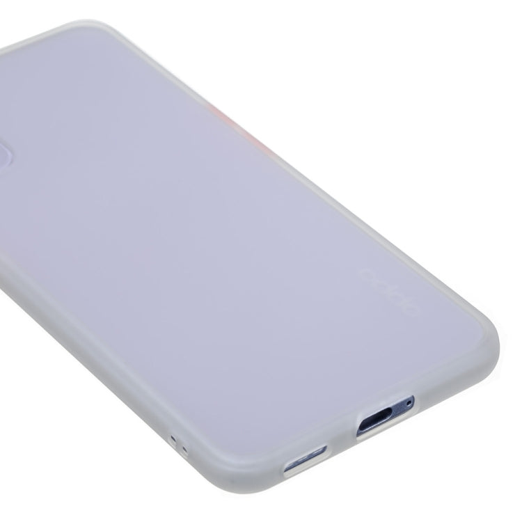 For OPPO Reno4 5G Skin Hand Feeling Series Anti-fall Frosted PC+ TPU Protective Case