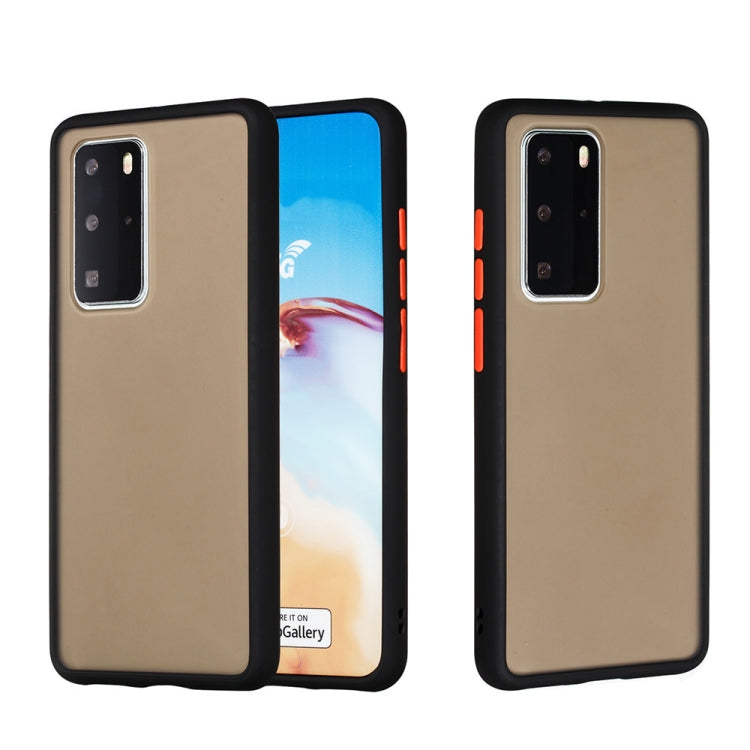 For Huawei P40 Pro Skin Hand Feeling Series Anti-fall Frosted PC+ TPU Protective Case