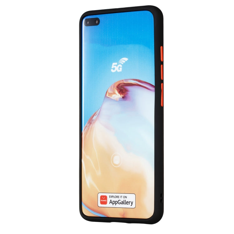 For Huawei P40 Pro Skin Hand Feeling Series Anti-fall Frosted PC+ TPU Protective Case