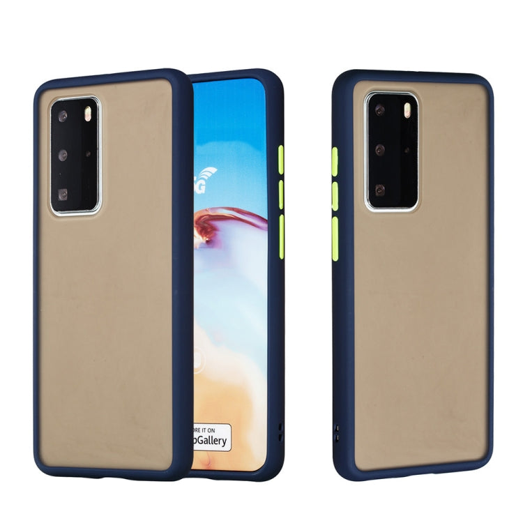 For Huawei P40 Pro Skin Hand Feeling Series Anti-fall Frosted PC+ TPU Protective Case